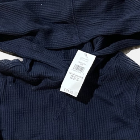 GAP Baby Waffle Pullover NWT - Picture 3 of 3